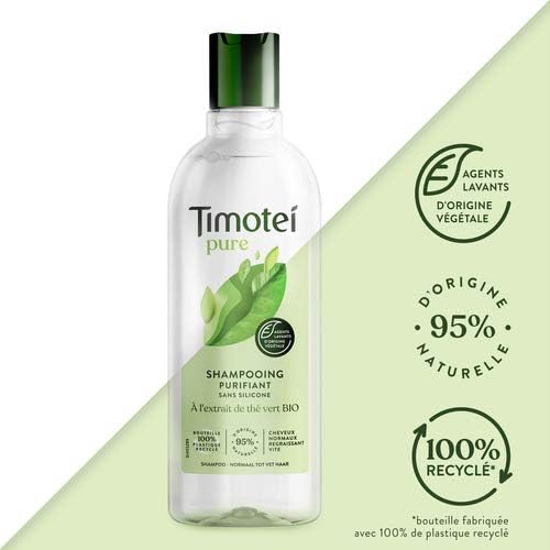 Timotei Shampooing Purifiant à l'Extrait de Thé Vert 400ml – Image 3