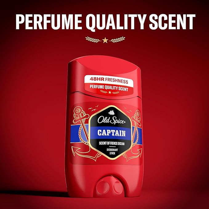 Old Spice Captain Deodorant Stick 50ml – Image 2