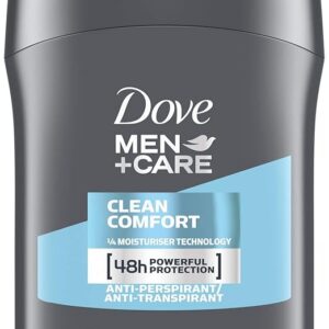 Dove Men+Care Clean Comfort Stick Déodorant Anti-Transpirant 48h 50ml disponible à Dakar Sénégal