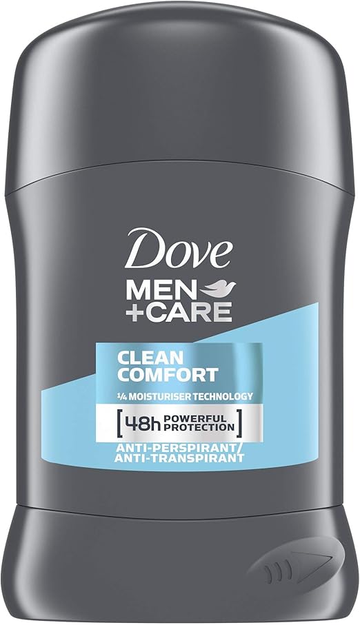 Dove Men+Care Clean Comfort Stick Déodorant Anti-Transpirant 48h 50ml disponible à Dakar Sénégal