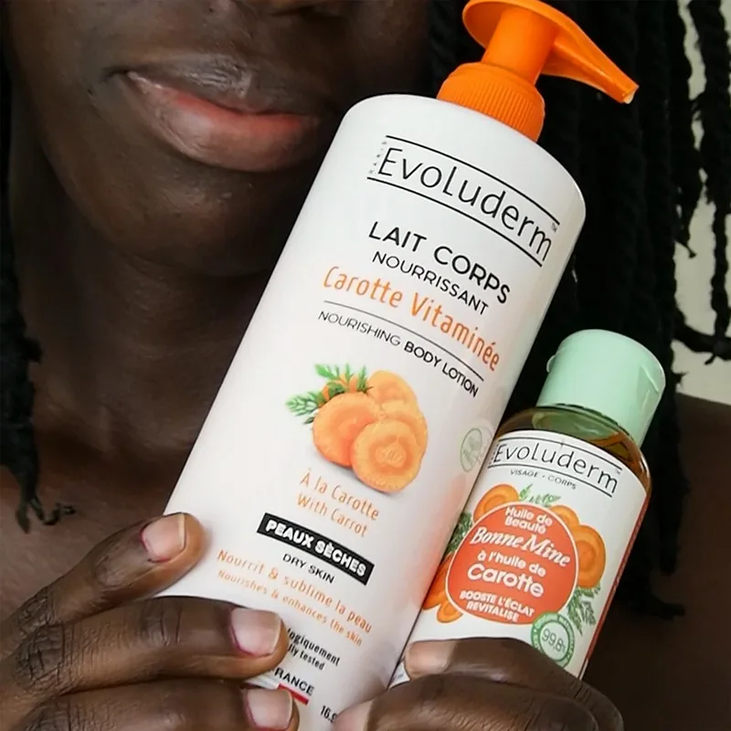 Lait Corps Nourrissant Carotte Vitaminée Evoluderm