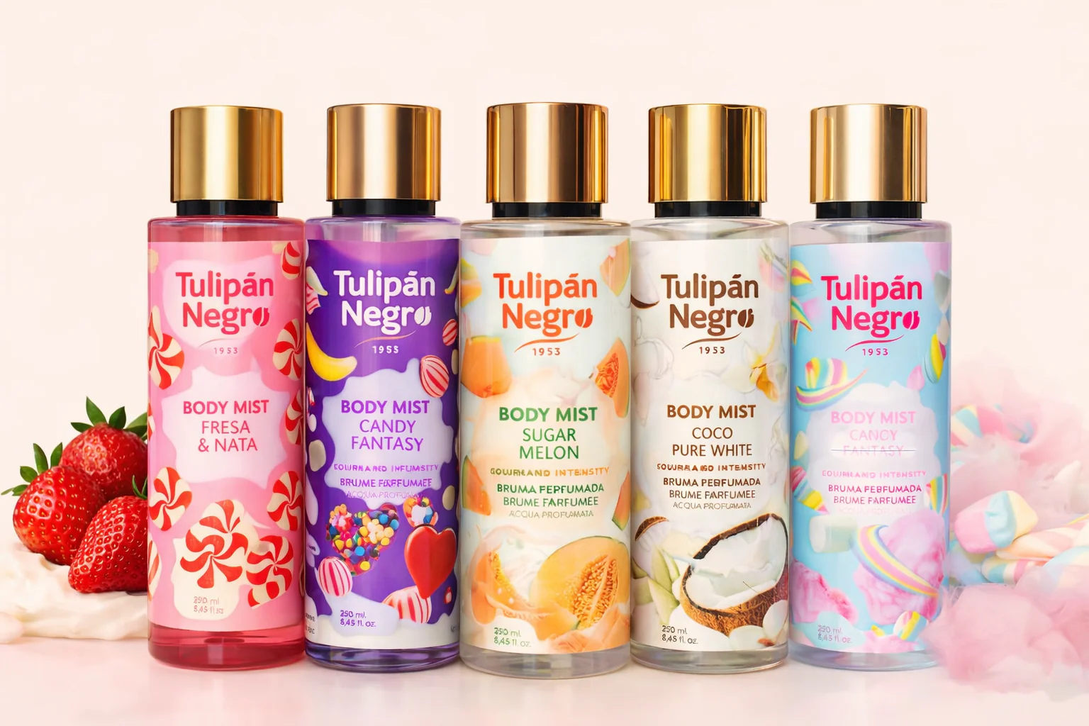 Tulipán Negro Body Mist Coco Pure White 250ml – Image 3