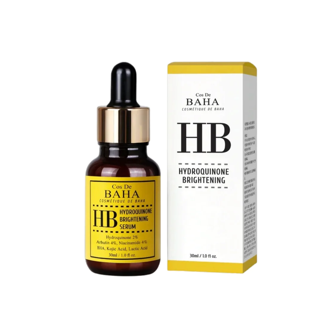 Sérum Éclaircissant Anti-Taches Cos De BAHA HB à l’Hydroquinone 2% – Niacinamide, Acide Kojique & Acide Azélaïque | 30ml – Image 2