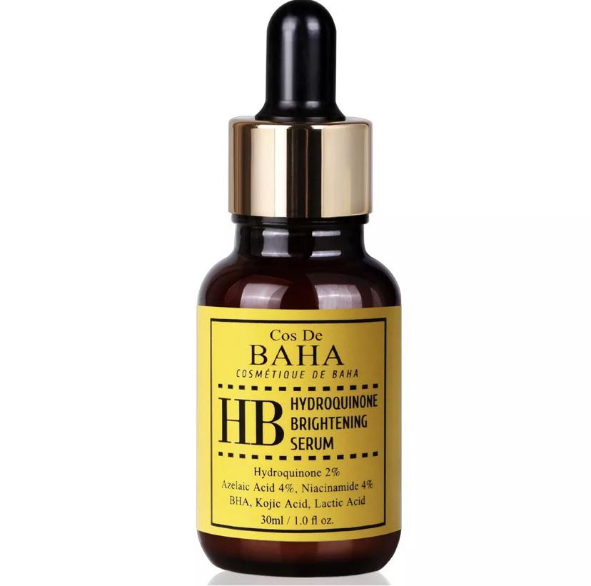 Sérum Éclaircissant Anti-Taches Cos De BAHA HB à l’Hydroquinone 2% – Niacinamide, Acide Kojique & Acide Azélaïque | 30ml