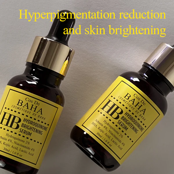 Sérum Éclaircissant Anti-Taches Cos De BAHA HB à l’Hydroquinone 2% – Niacinamide, Acide Kojique & Acide Azélaïque | 30ml – Image 4