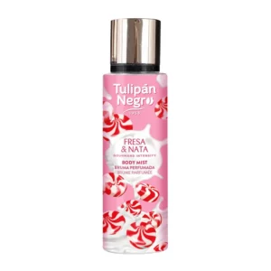 Tulipán Negro Body Mist Fresa & Nata 250ml disponible à Dakar Sénégal