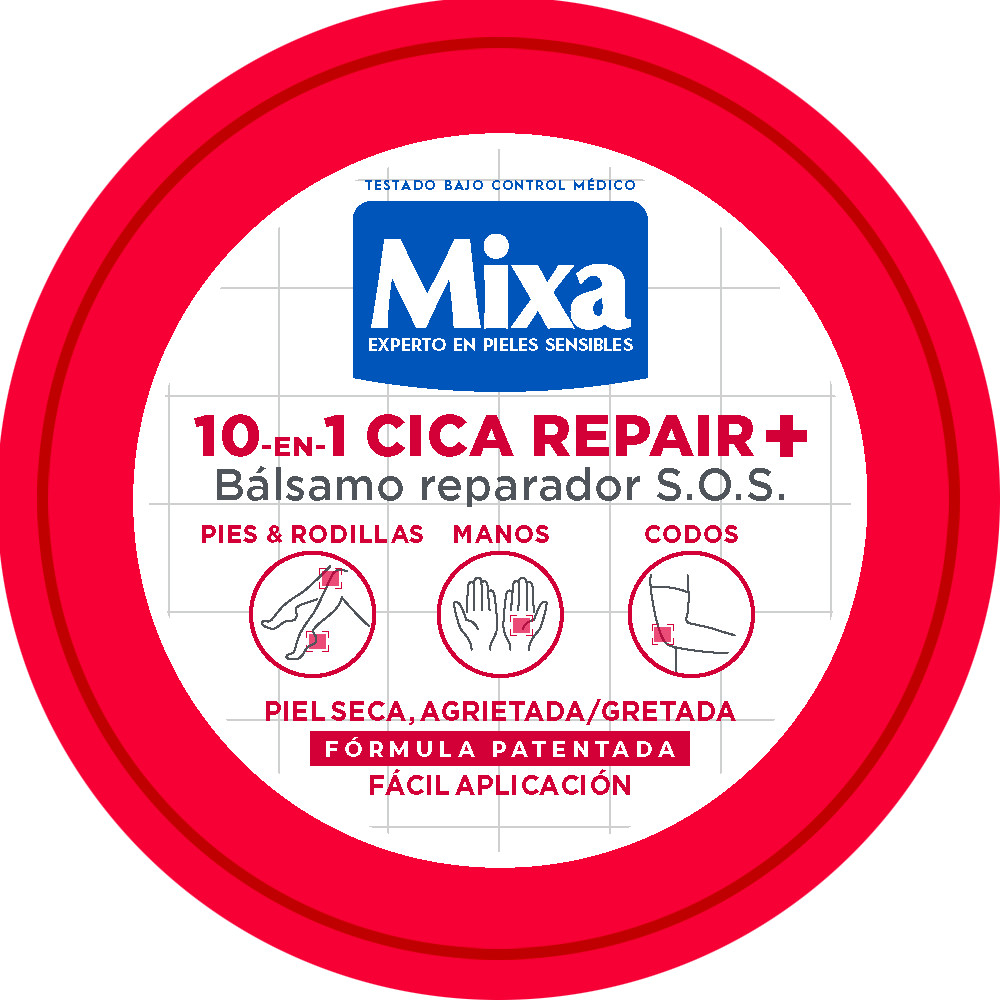Mixa 10-en-1 Cica Repair+ Pommade Réparatrice SOS 150ml – Image 2