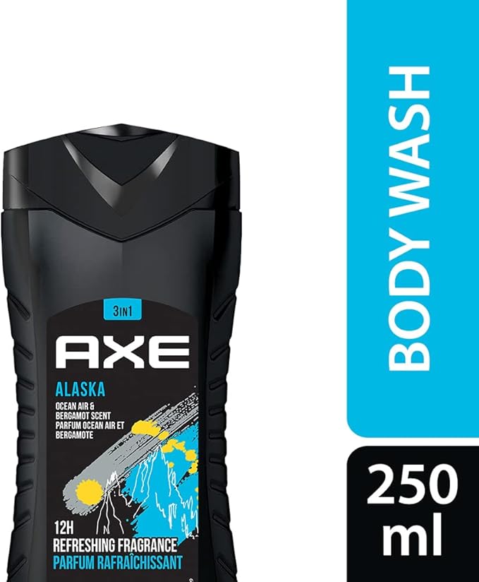 Axe Alaska Gel Douche Homme 3-en-1 250ml disponible à Dakar Sénégal