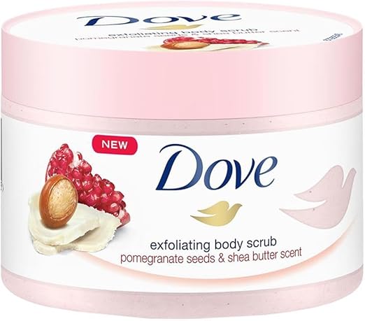 Dove Gommage Corporel Exfoliant Grenade et Beurre de Karité 225ml – Image 2