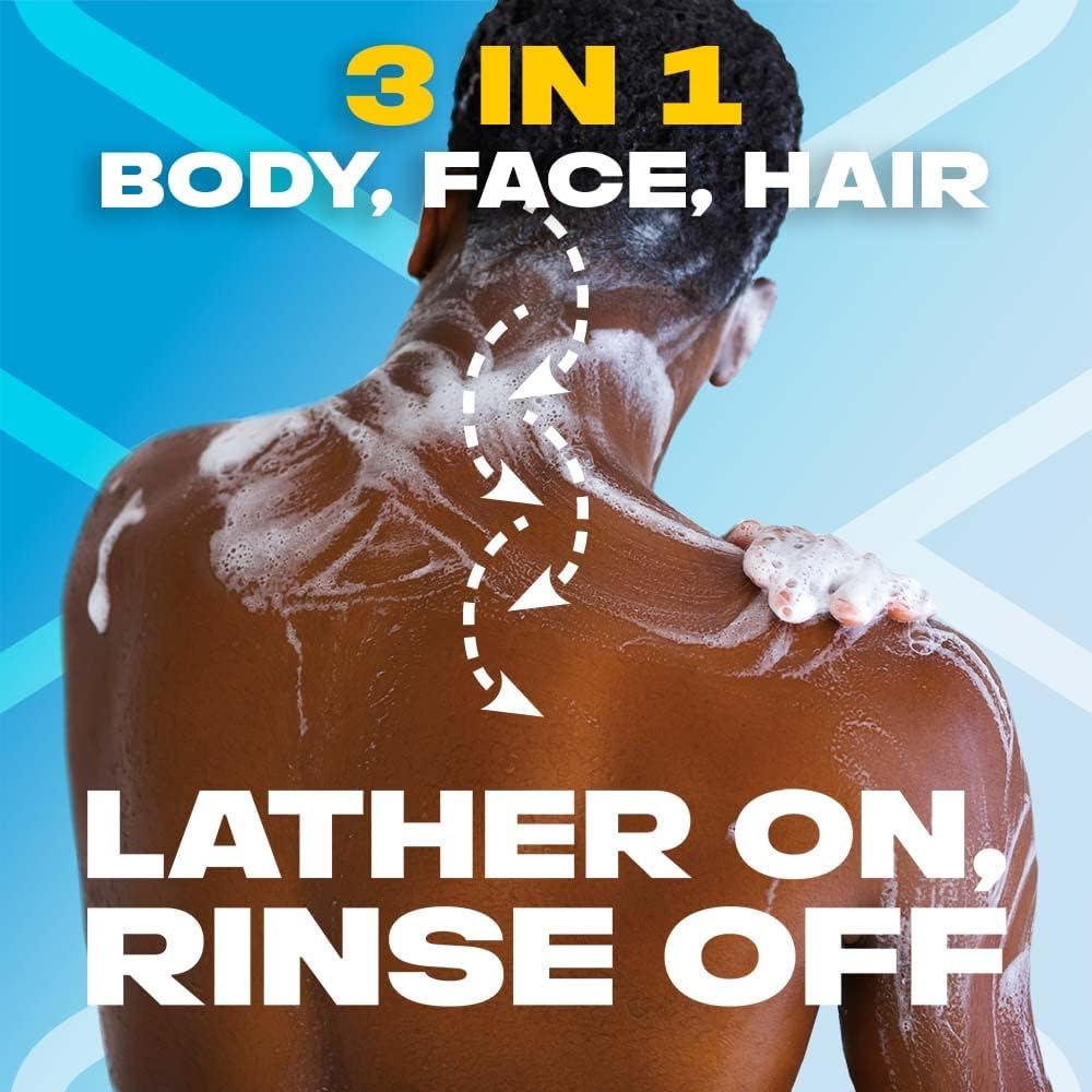 Axe Alaska Gel Douche Homme 3-en-1 Corps, Visage et Cheveux 250ml – Image 4
