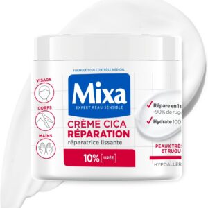 Mixa Urea Cica Repair+ Crème Réparatrice 10 % Urée et Acides Aminés 400ml disponible à Dakar Sénégal