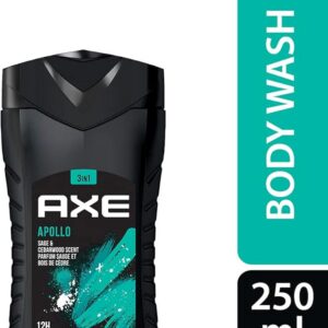 Axe Apollo Gel Douche Homme 3-en-1 250ml disponible à Dakar Sénégal