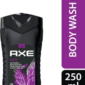 Axe Excite Gel Douche Homme 3-en-1 250ml disponible à Dakar Sénégal