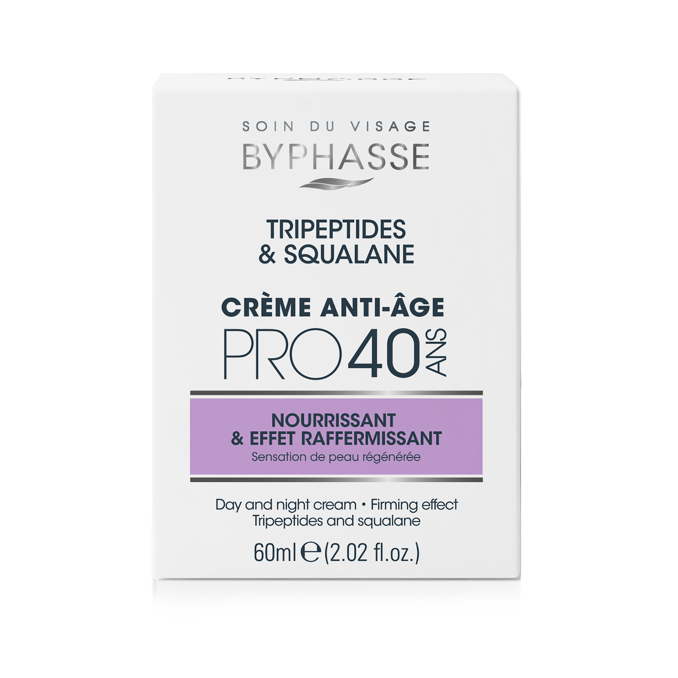 Byphasse Crème Anti-Âge Raffermissante Pro 40+ Visage 60ml – Image 2