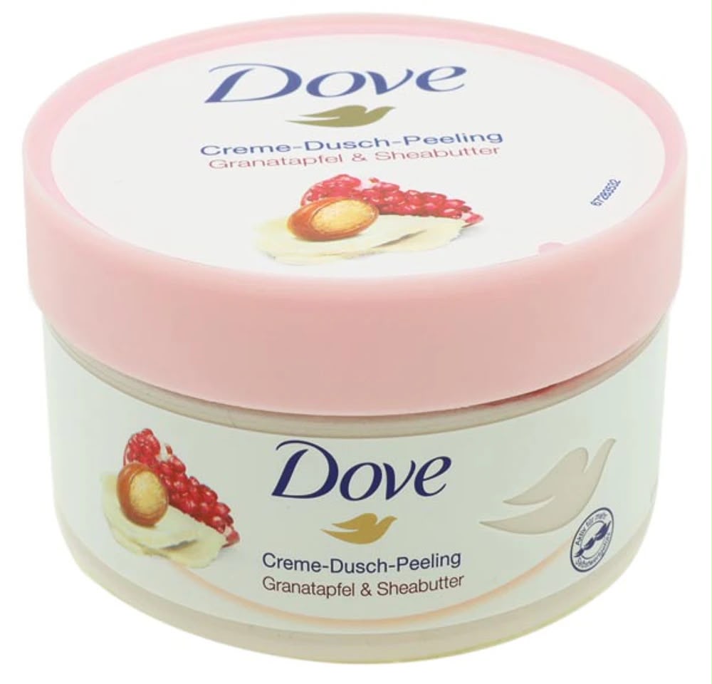 Dove Gommage Corporel Exfoliant Grenade et Beurre de Karité 225ml disponible à Dakar Sénégal