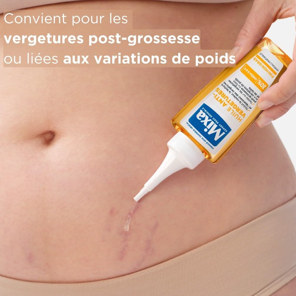 Mixa Huile Anti-Vergetures aux Omégas 6 & 9 – 100 ml – Image 4