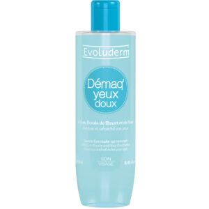 Evoluderm Démaquillant Doux Yeux Bleuet & Rose 250 ml