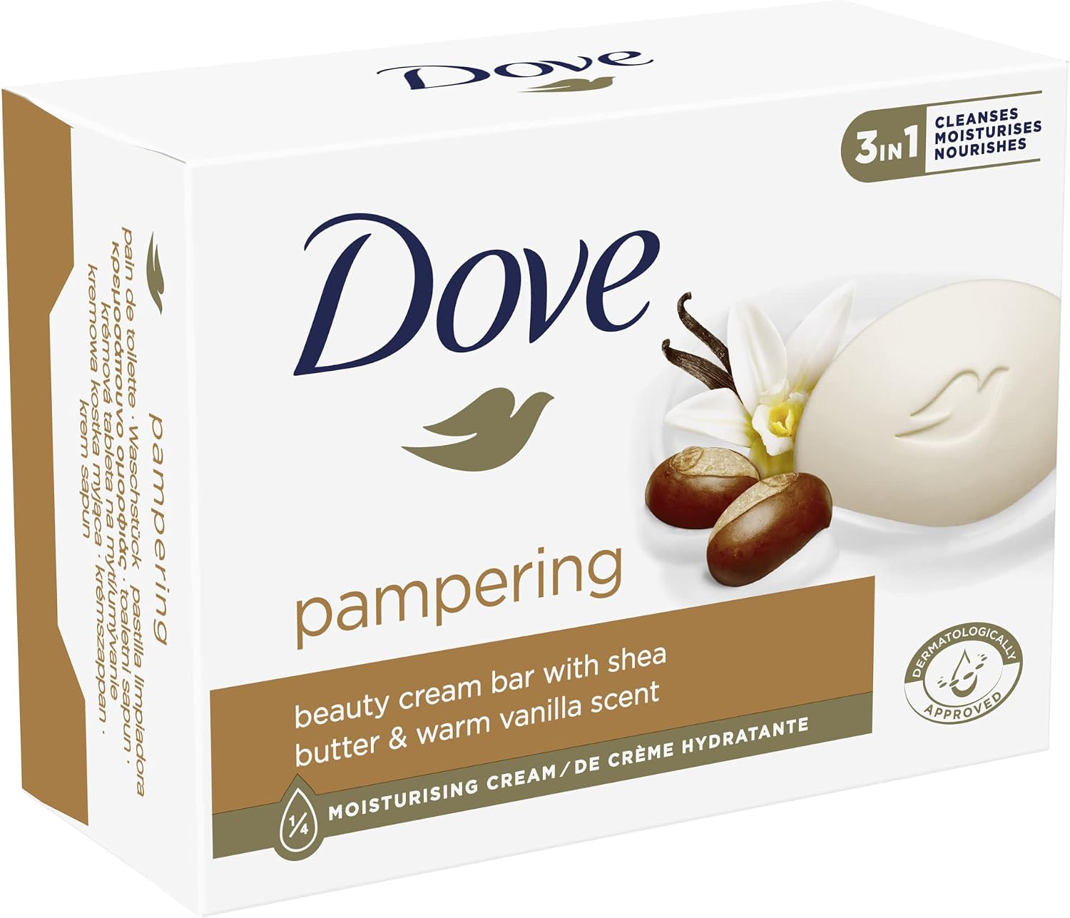 Dove Beauty Bar Pampering Karité – 4 × 90 g – Image 2